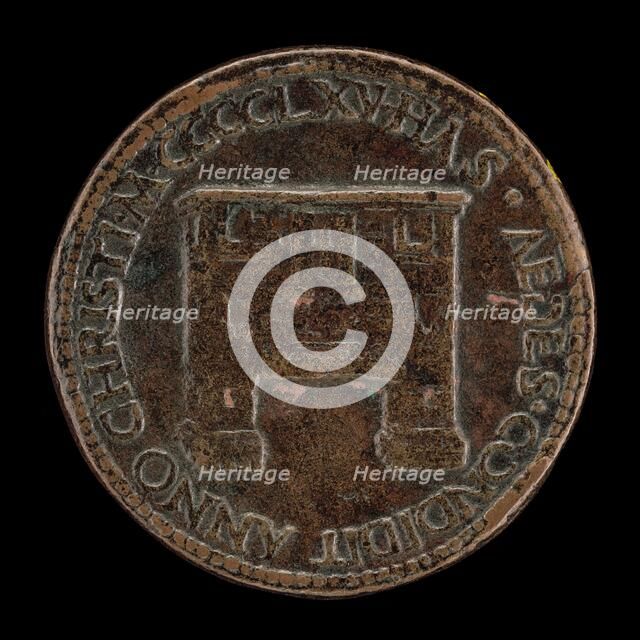 Palazzo Venezia [reverse], 1465. Creator: Unknown.