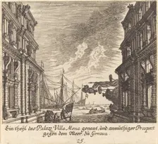 Palazzo Villamena, Genoa, 1681. Creator: Melchior Küsel