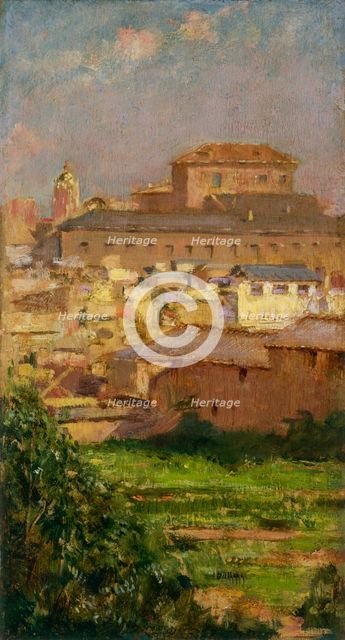 Palazzo Barberini, Rome, ca. 1910. Creator: Carroll Beckwith.