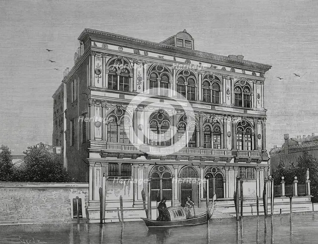 Palazzo Ca' Vendramin Calergi, Venice, Italy, 1883.  Creator: Tomás Carlos Capuz.