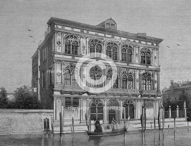 Palazzo Ca' Vendramin Calergi, Venice, Italy, 1883.  Creator: Tomás Carlos Capuz.