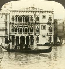 Palazzo Ca d'Oro, home of an old merchant of Venice, (N.E.), Italy c1909. Creator: Unknown
