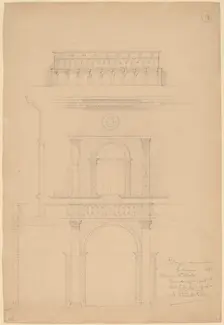 Palazzo Communale, Bologna, 1898. Creator: John Russell Pope