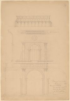 Palazzo Communale, Bologna, 1898. Creator: John Russell Pope