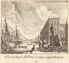 Palazzo di Spagna, Naples, 1681. Creator: Melchior Küsel
