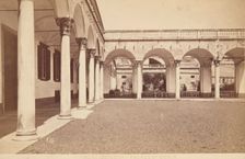 Palazzo Doria - Inner Courtyards, Genoa, 1870-1880. Creator: Unknown