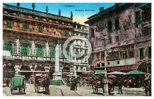 Palazzo Maffei, Verona, Italy, late 19th or early 20th century(?). Artist: Unknown