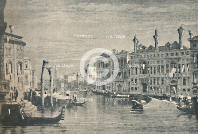 'Palazzo Mocenigo', 1830, (1925).  Creator: Robert Wallis.