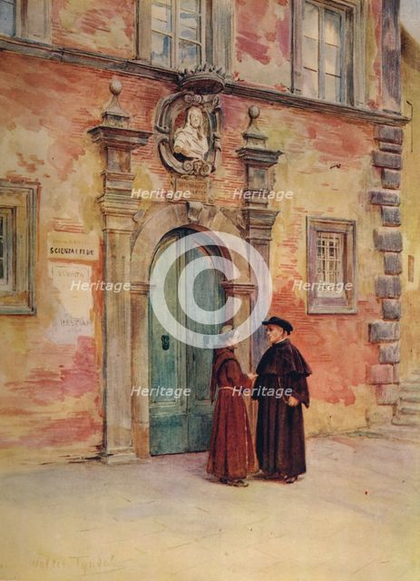 'Palazzo Negroni, Montepulciano', c1900 (1913). Artist: Walter Frederick Roofe Tyndale.