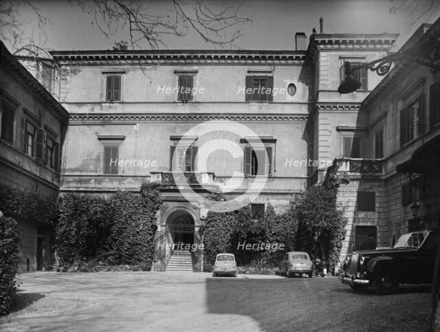Palazzo Orsini, residence of the British ambassador to the Holy See, Rome, Italy, 1961. Artist: Unknown.