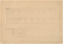 Palazzo Pollini, Siena, Attributed to Peruzzi, 1896. Creator: John Russell Pope