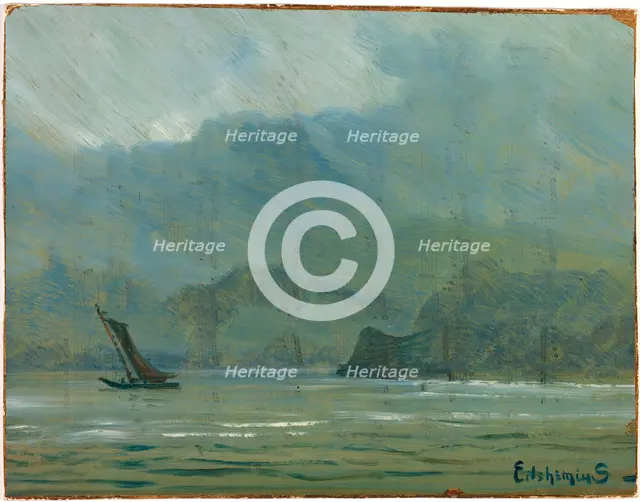Pale Blue Landscape, n.d. Creator: Louis Michel Eilshemius.