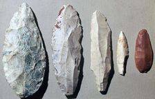 Paleolithic flint tools