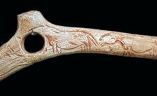 Paleolithic spear-straightener