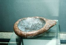 Paleolithic Stone Lamp from La Mouthe, France, 50,000BC-10,000BC