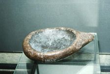 Paleolithic Stone Lamp from La Mouthe, France, 50,000BC-10,000BC