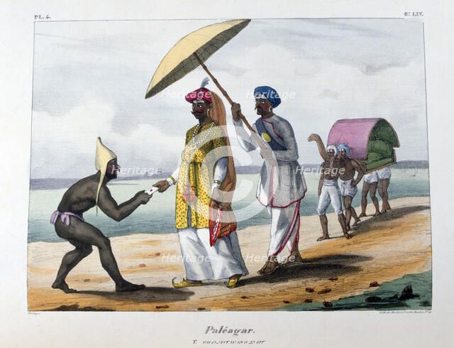 'Paleagar', 1828. Artist: Marlet et Cie