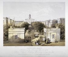 Palestine Place, Bethnal Green, London, c1840. Artist: F Jones