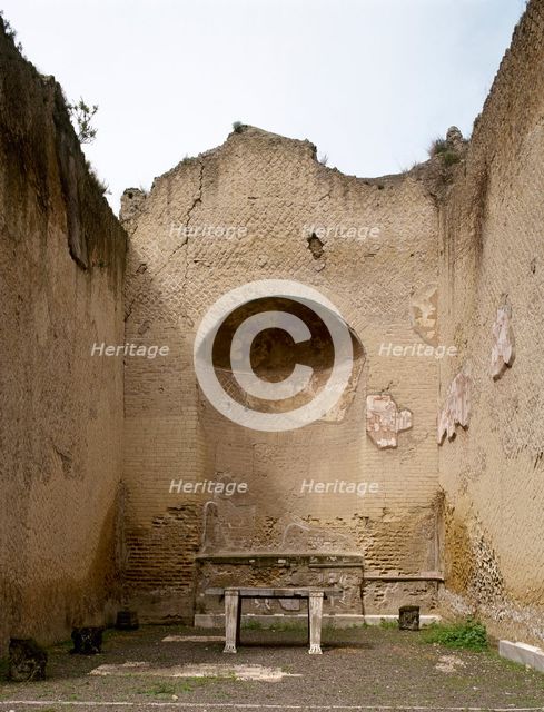 Palestra (outdoor gymnasium), Herculaneum, Campania, Italy, 2002. Creator: LTL.