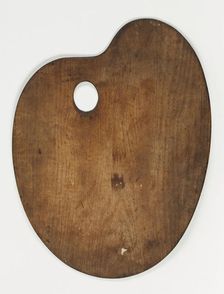 Palette of Ary Scheffer. Creator: Unknown