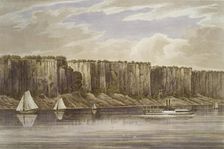 Palisades (No. 19, Hudson River Portfolio), 1823-24. Creator: John Hill