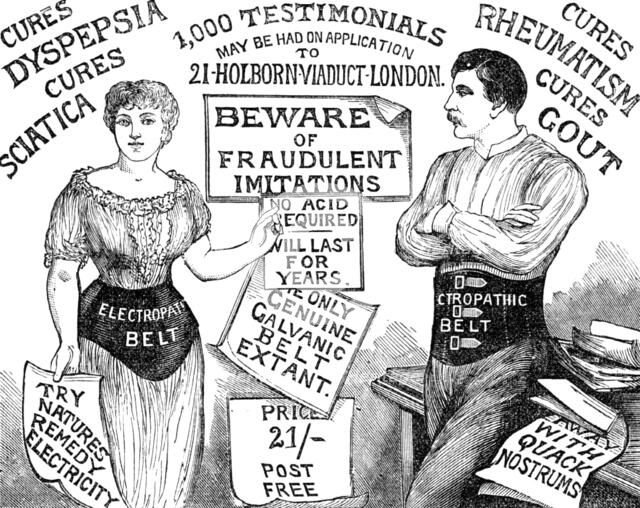 Pall Mall Electric Association's Electropathic Belt, 1883. Creator: Unknown.