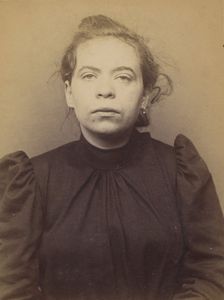 Pallaz (ou Pellaz). Péronne. 28 ans, née le 11/8/66 à Aix-les-Bains (Savoie). Cuisière. An..., 1894. Creator: Alphonse Bertillon
