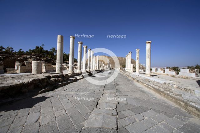 Palladius Street, Beth Shean (Scythopolis), Israel. Creator: Samuel Magal.