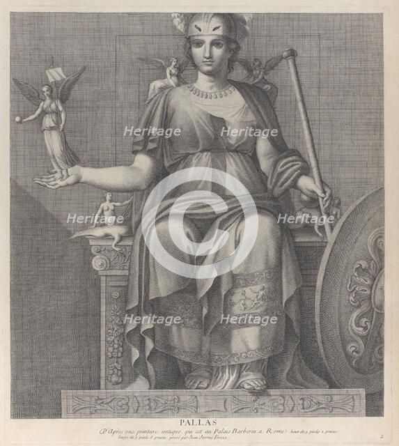 Pallas, 1680-1741. Creator: Giovanni Girolamo Frezza.