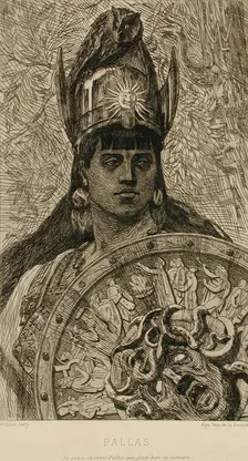 Pallas, 1874. Creator: Félicien Rops