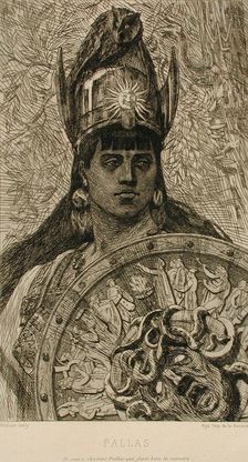Pallas, 1874. Creator: Félicien Rops