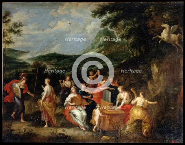 'Pallas Athena and Muses', 1630s.  Artist: Jan van Balen