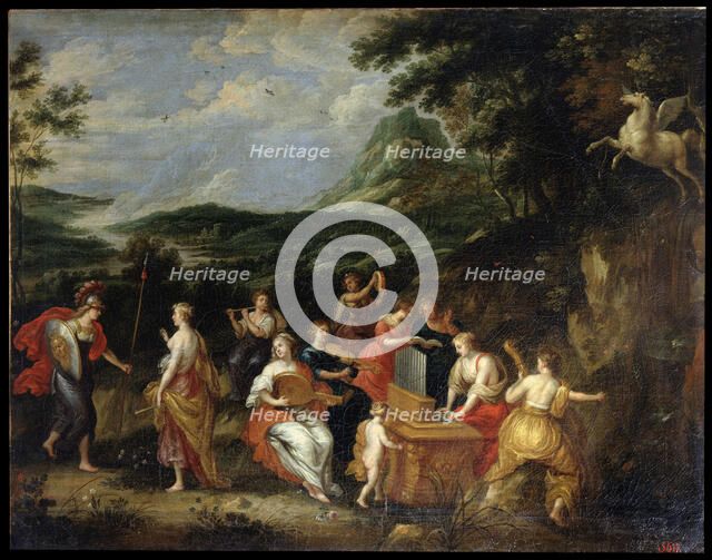 'Pallas Athena and Muses', 1630s.  Artist: Jan van Balen