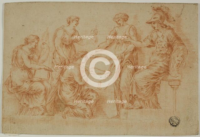 Pallas Athena and the Three Fates, n.d. Creator: Unknown.