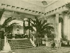 Palm Court and Lounge in the Majestic c1930. Creator: Unknown