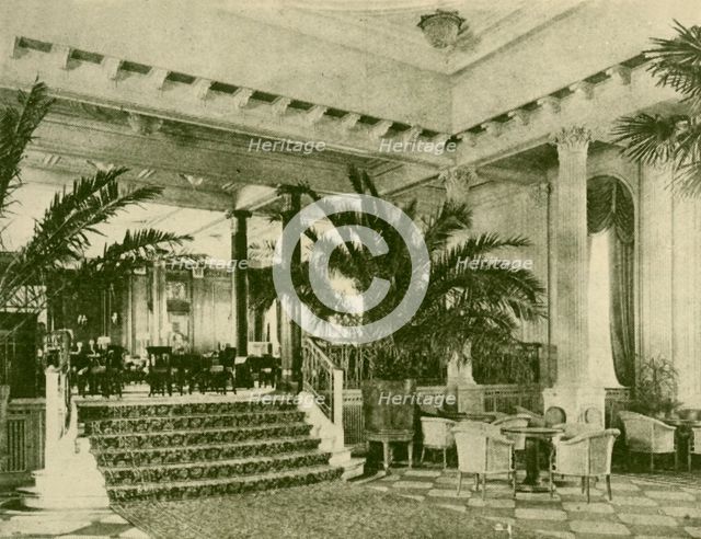 'Palm Court and Lounge in the Majestic', c1930. Creator: Unknown.