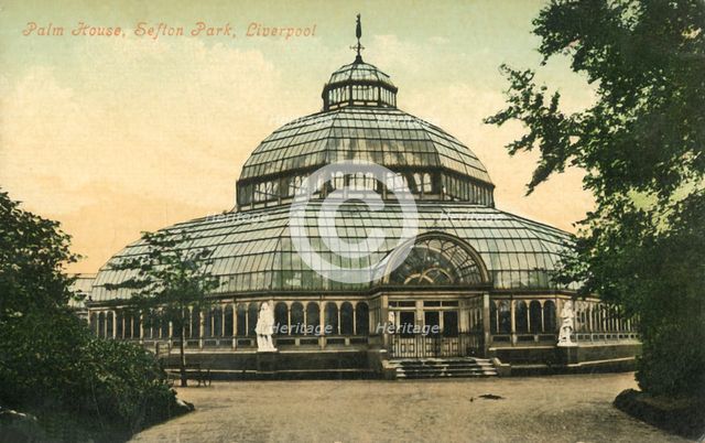 'Palm House, Sefton Park, Liverpool', 1946. Creator: Unknown.
