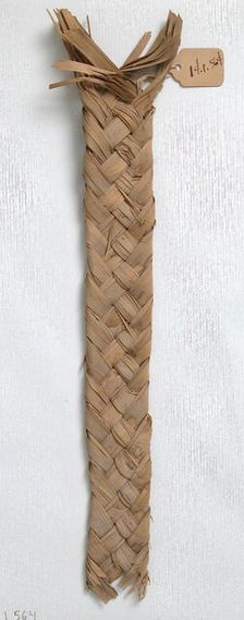 Palm Leaf Braid, Coptic, 580-640. Creator: Unknown