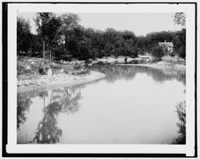 Palmer Park, the canal, between 1880 and 1899. Creator: Unknown