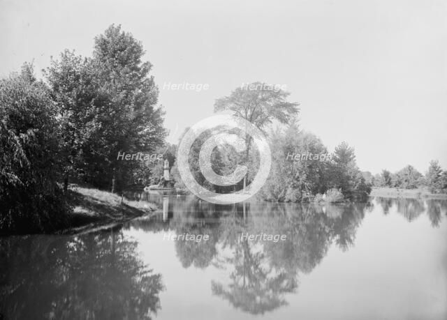 Palmer Park, the lake, between 1880 and 1899. Creator: Unknown.