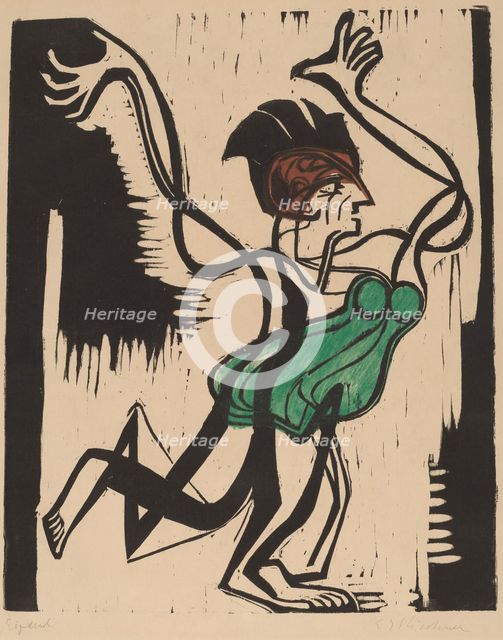Palucca, 1930. Creator: Ernst Kirchner.