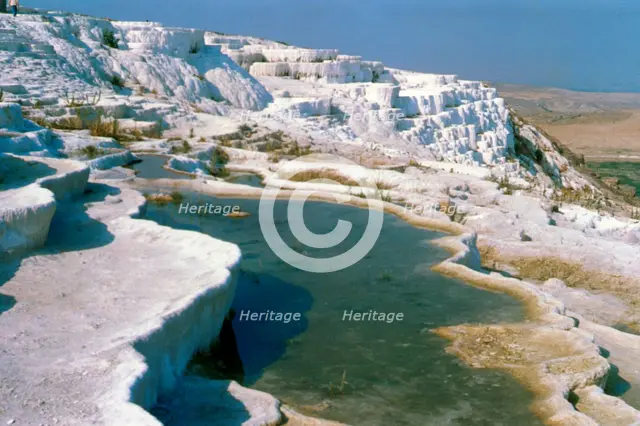 Pamukkale, Turkey. c20th century Artist: Unknown