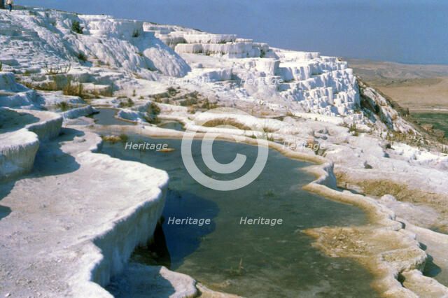 Pamukkale, Turkey. c20th century Artist: Unknown