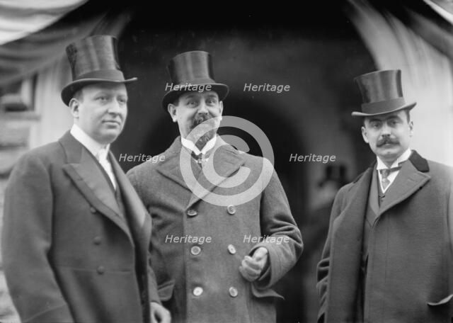 Pan American Mass, Thanksgiving Day At St. Patrick's - Manuel E. Malbran, Argentine..., 1912. Creator: Harris & Ewing.