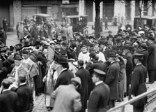 Pan American Mass - Thanksgiving Day At St. Patrick's. Mons. Dougherty; Dr. Burns; Cardinal..., 1912 Creator: Harris & Ewing