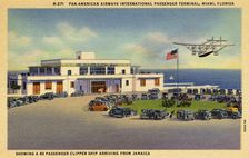 Pan-American Airways international passenger terminal, Miami, Florida, USA, 1934