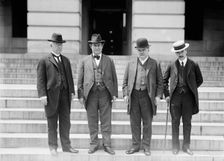 Pan American Congress, 5th at Santiago, Chile - U.S. Delegation: Joseph R. Lamar; W.J..., 1914. Creator: Harris & Ewing