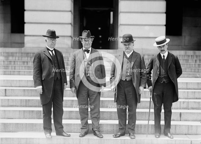 Pan American Congress, 5th at Santiago, Chile - U.S. Delegation: Joseph R. Lamar; W.J..., 1914. Creator: Harris & Ewing.