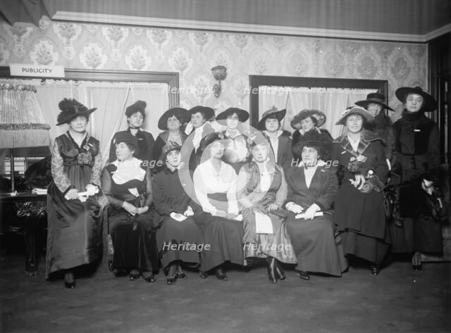 Pan American Scientific Congress - Ladies Who Were Aides at The Congress. Seated Front..., 1915. Creator: Harris & Ewing.