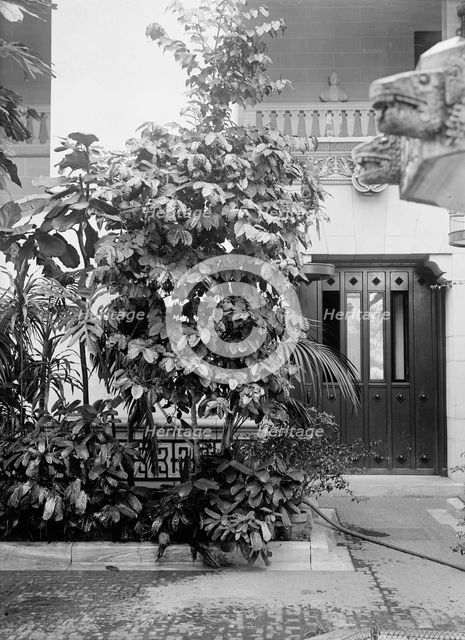 Pan American Union - Corner of Patio, 1916. Creator: Harris & Ewing.